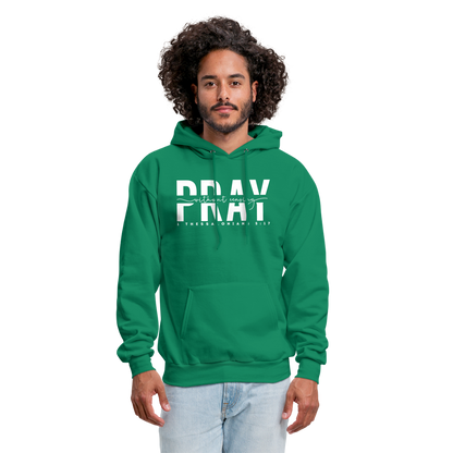 Pray Without Ceasing (W) Men's Hoodie - kelly green