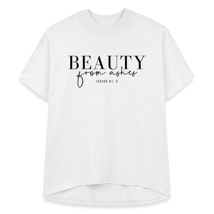 Beauty from Ashes Women's Hi Lo T-Shirt - white