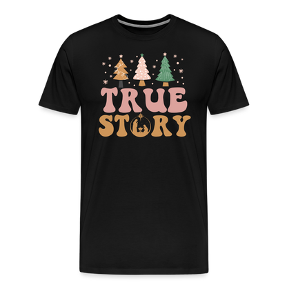 True Story Christmas Family Men's Premium T-Shirt - black