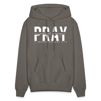 Pray Without Ceasing (W) Men's Hoodie - asphalt gray