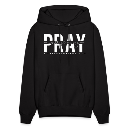 Pray Without Ceasing (W) Men's Hoodie - black