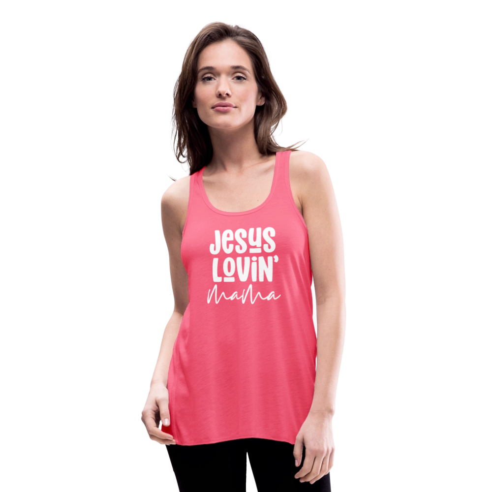 Jesus Lovin' Mama Women's Tank - neon pink