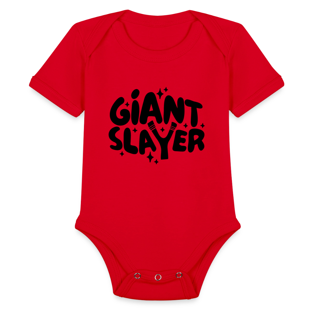 Giant Slayer Baby Onesie Bodysuit - red