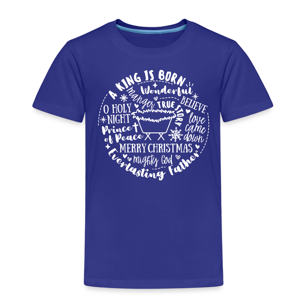 Manger Collage (W) Toddler T-Shirt - royal blue