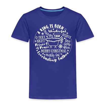 Manger Collage (W) Toddler T-Shirt - royal blue