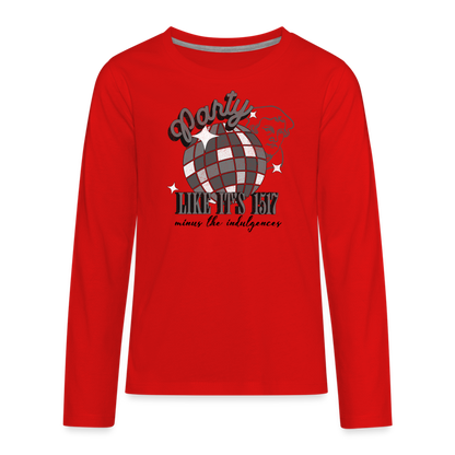 Party Like its 1517 (Color) Reformation Day Kid's Long Sleeve Shirt - red