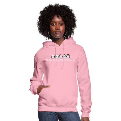 The Only Ghost Here is the Holy Ghost (W) Women's Hoodie - classic pink