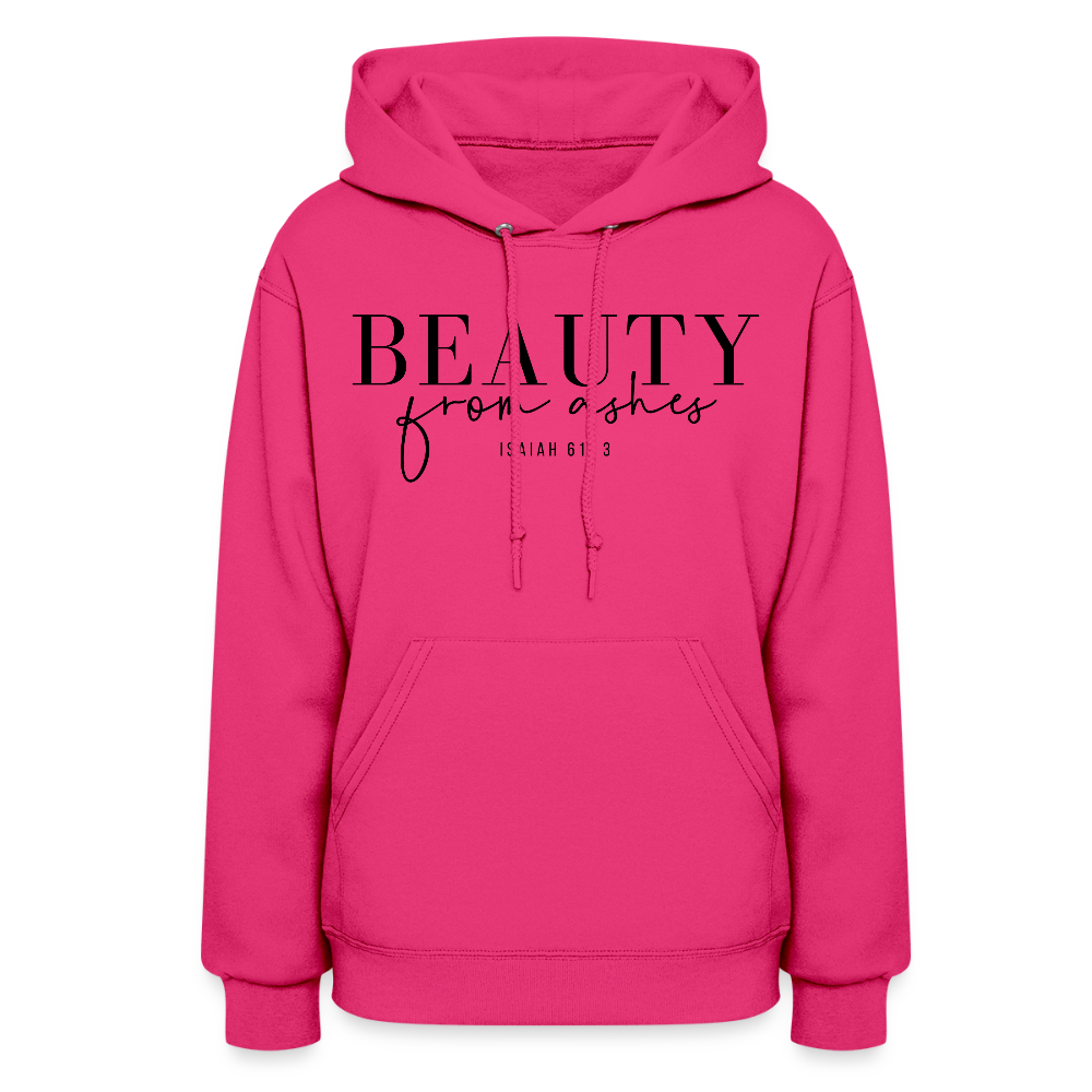 Beauty from Ashes Women's Hoodie - fuchsia