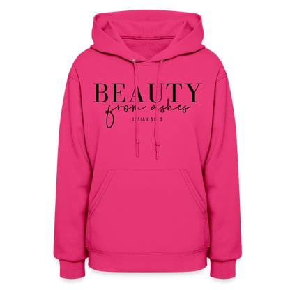 Beauty from Ashes Women's Hoodie - fuchsia