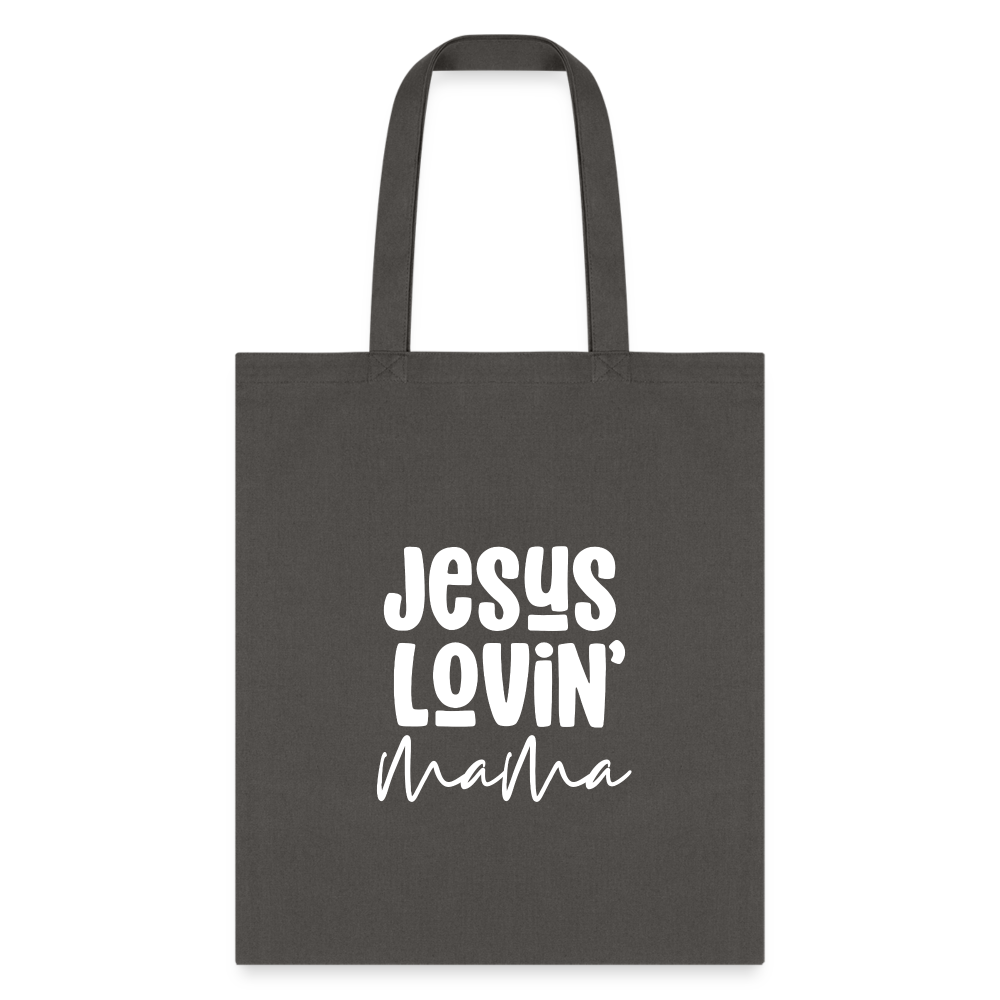 Jesus Lovin Mama Tote Bag - charcoal