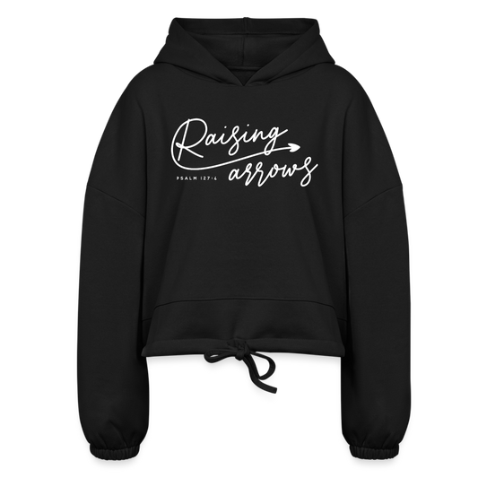 Raising Arrows (W) Women’s Cropped Hoodie - black