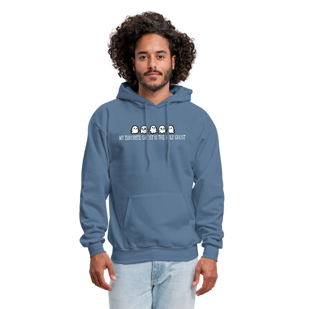 My Favorite Ghost is the Holy Ghost (W) Men's Hoodie - denim blue