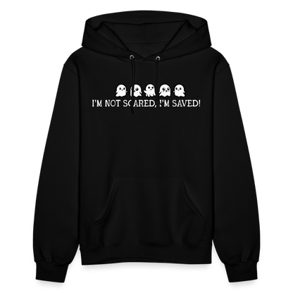 I'm Not Scared I'm Saved (W) Women's Hoodie - black