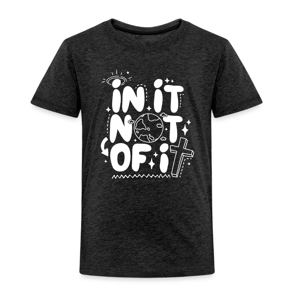 In It Not of It (W) Toddler T-Shirt - charcoal grey