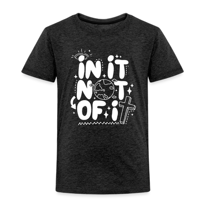 In It Not of It (W) Toddler T-Shirt - charcoal grey