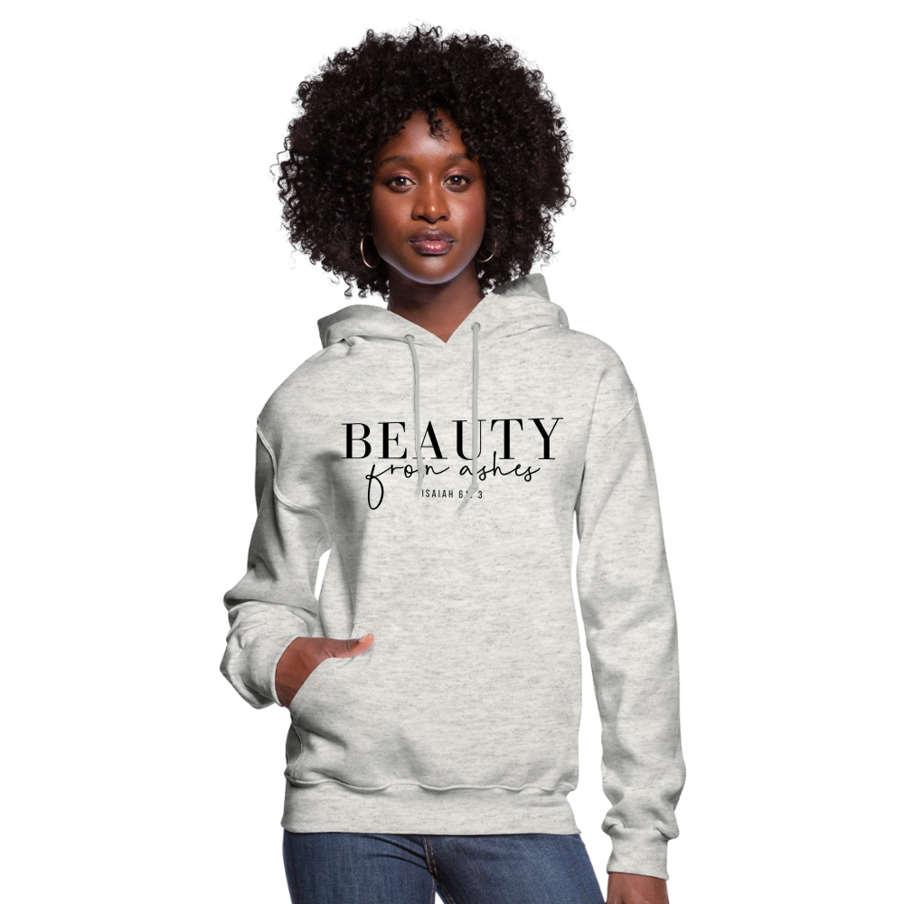 Beauty from Ashes Women's Hoodie - heather oatmeal