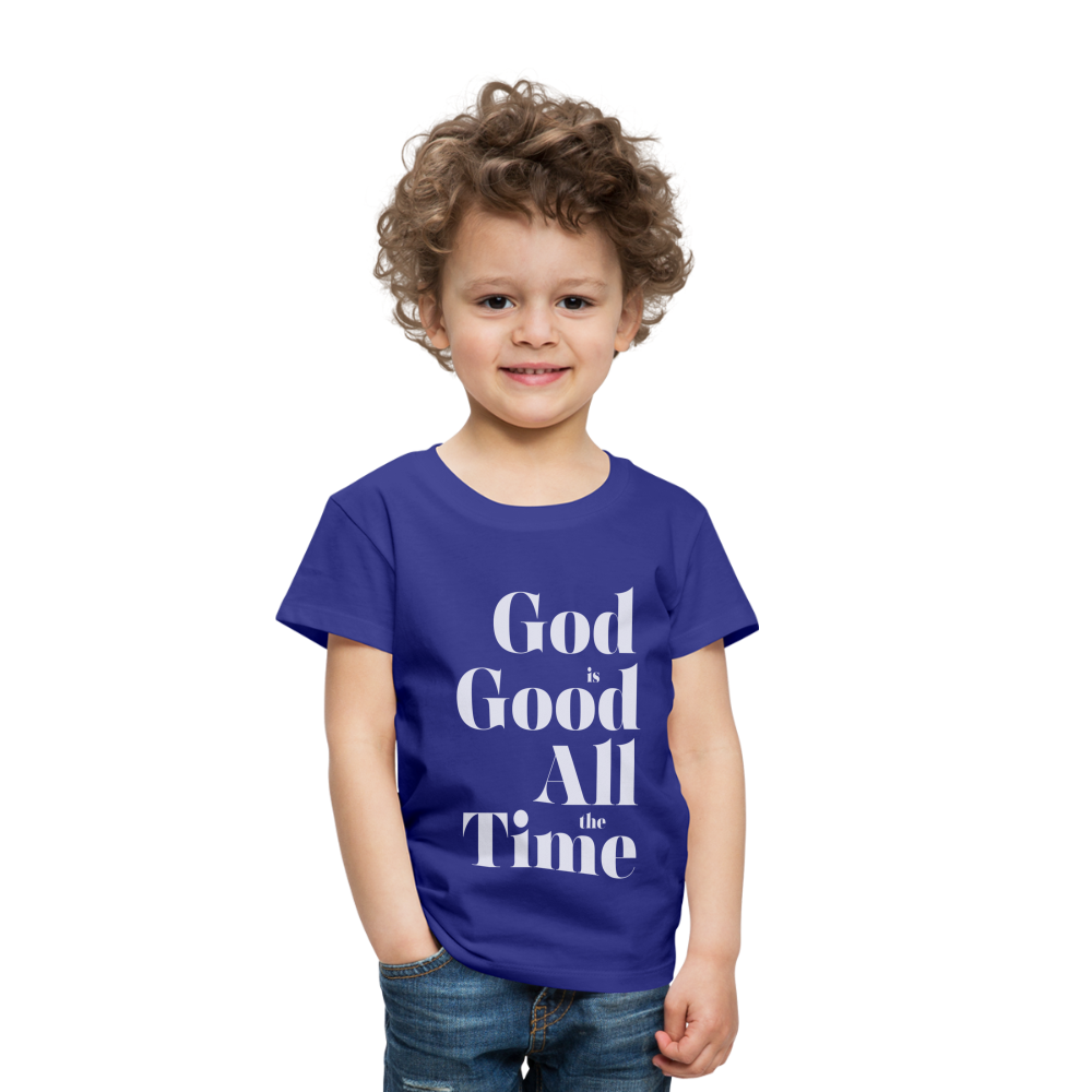 God is Good Toddler Premium T-Shirt - royal blue