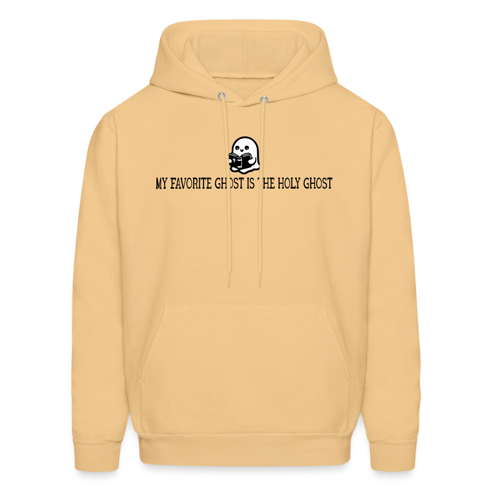 My Favorite Ghost is the Holy Ghost (Bible) Men's Hoodie - light yellow