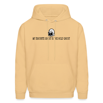 My Favorite Ghost is the Holy Ghost (Bible) Men's Hoodie - light yellow