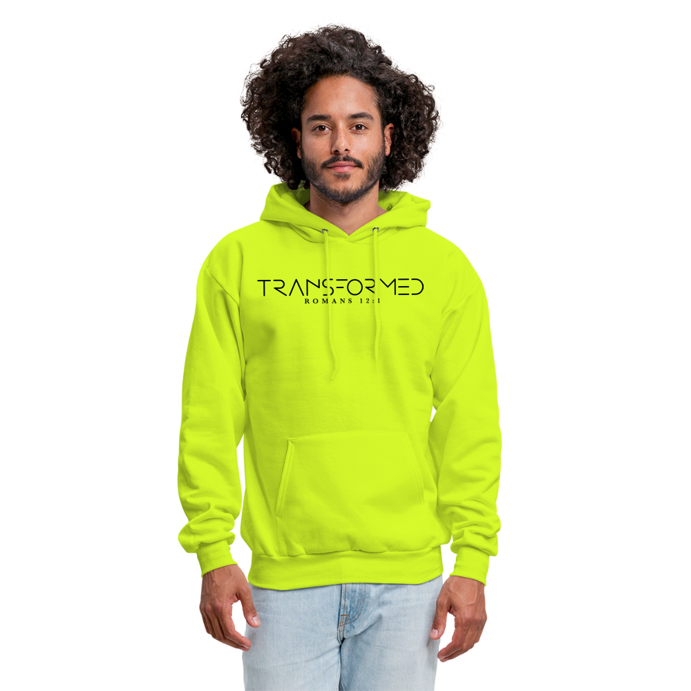 Transformed Men's Hoodie - safety green