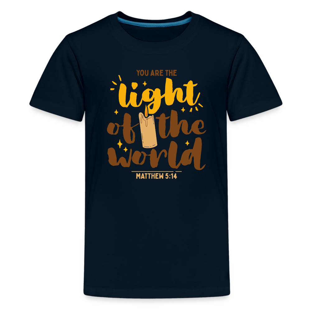 You are the Light of the World Kid's T-Shirt - deep navy