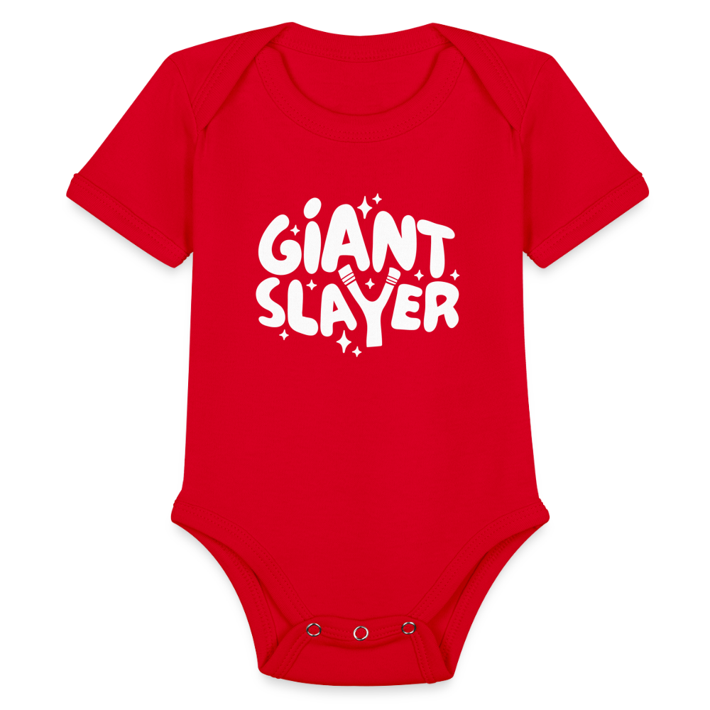 Giant Slayer Baby Onesie Bodysuit - red