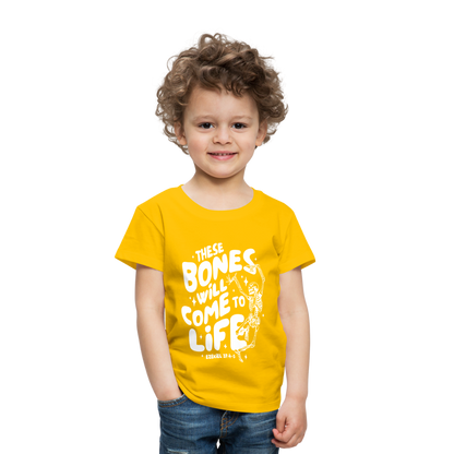 These Bones will Come to Life (W) Toddler T-Shirt - sun yellow