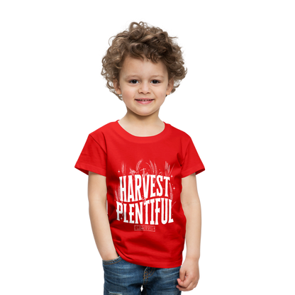 The Harvest is Plentiful (W) Toddler T-Shirt - red