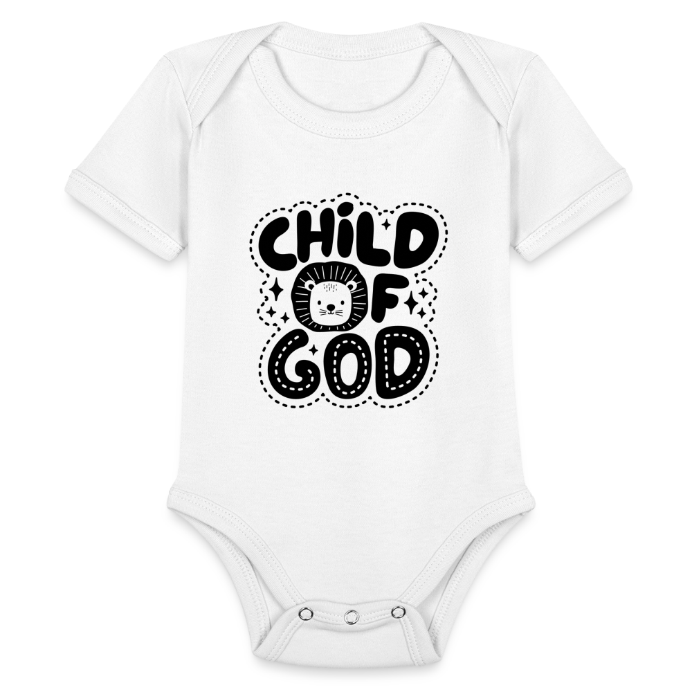 Child of God Baby Onesie Bodysuit - white