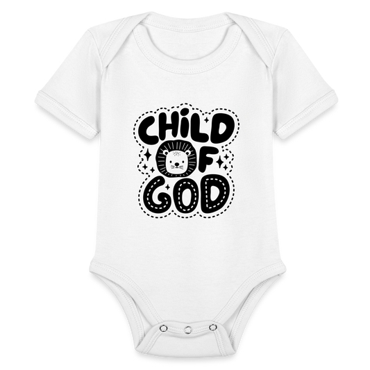 Child of God Baby Onesie Bodysuit - white