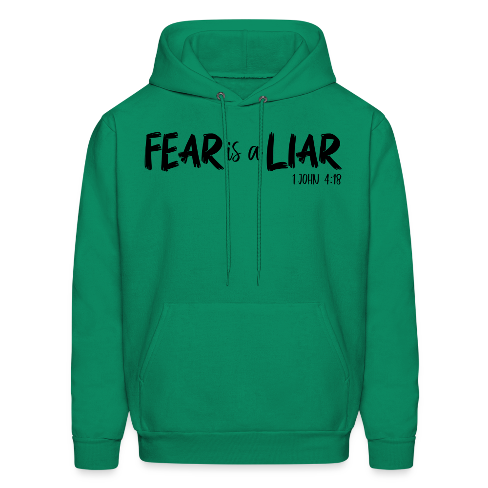 Fear is a Liar Men's Hoodie - kelly green