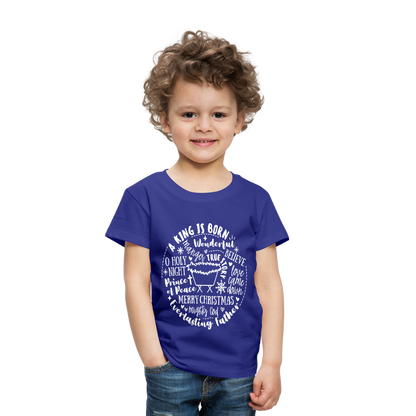 Manger Collage (W) Toddler T-Shirt - royal blue