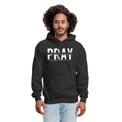 Pray Without Ceasing (W) Men's Hoodie - charcoal grey