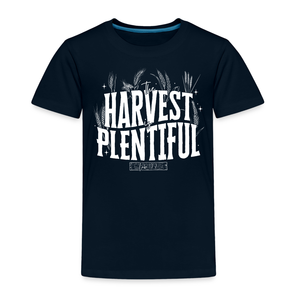 The Harvest is Plentiful (W) Toddler T-Shirt - deep navy