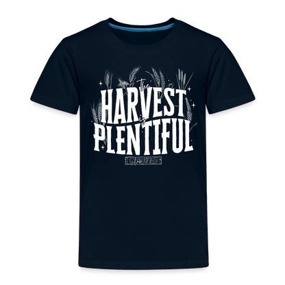 The Harvest is Plentiful (W) Toddler T-Shirt - deep navy