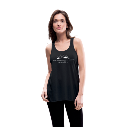 If the Stars Were Made to Worship So Will I Women's Tank - black