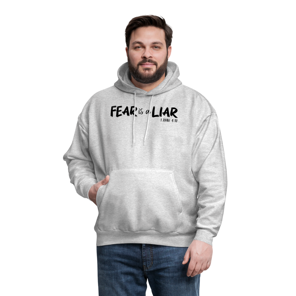 Fear is a Liar Men's Hoodie - ash 