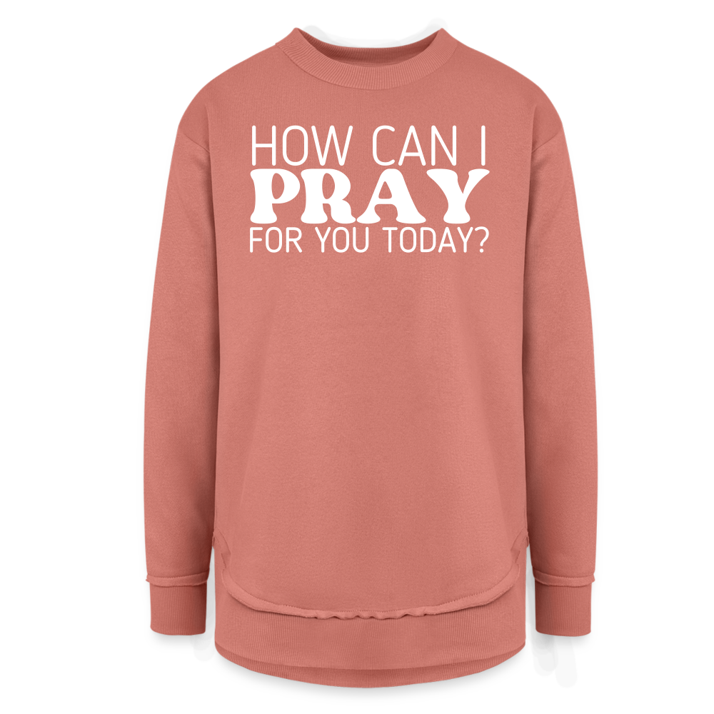 How Can I Pray for You Today (W) Women's Sweater Tunic - mauve