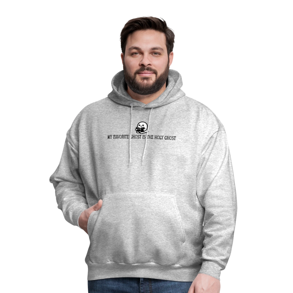 My Favorite Ghost is the Holy Ghost (Bible) Men's Hoodie - heather gray