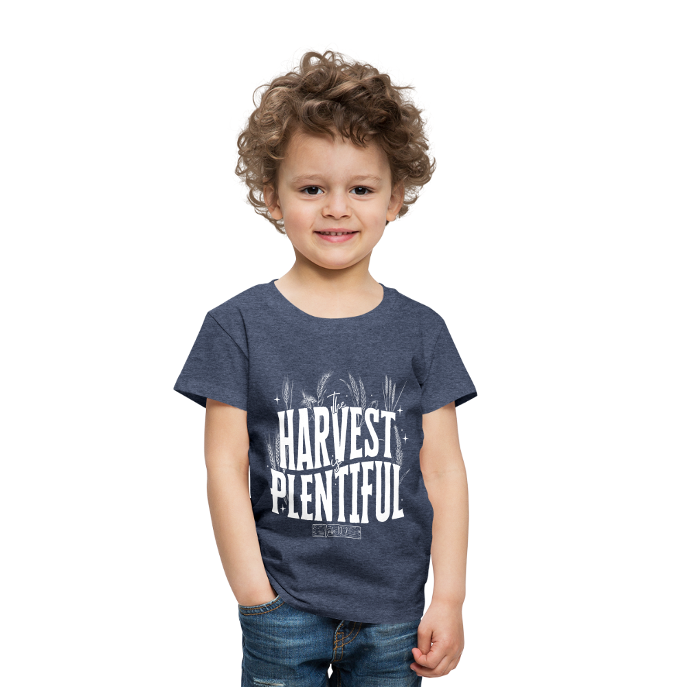 The Harvest is Plentiful (W) Toddler T-Shirt - heather blue