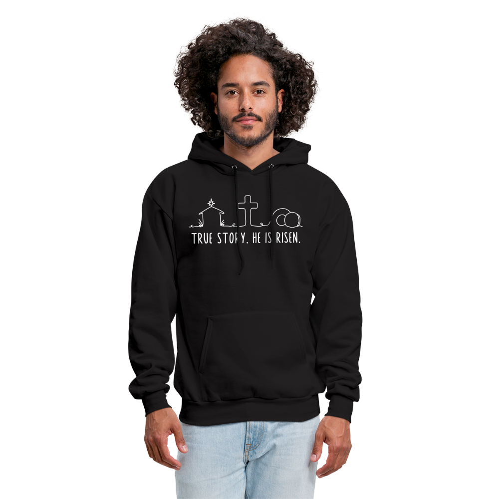 True Story He is Risen (W) Men's Sweater - black