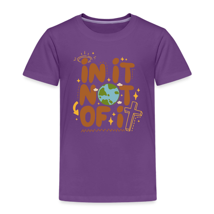 In It Not of It Toddler T-Shirt - purple