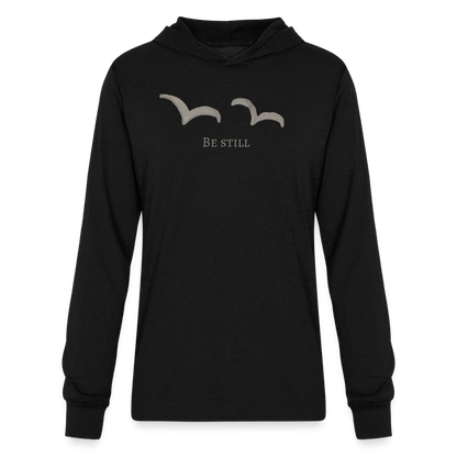 Be Still Men's Long Sleeve Shirt - black