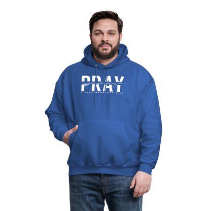 Pray Without Ceasing (W) Men's Hoodie - royal blue