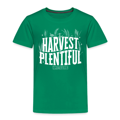 The Harvest is Plentiful (W) Toddler T-Shirt - kelly green