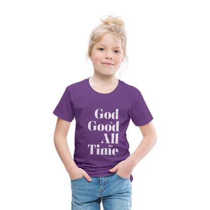 God is Good Toddler Premium T-Shirt - purple