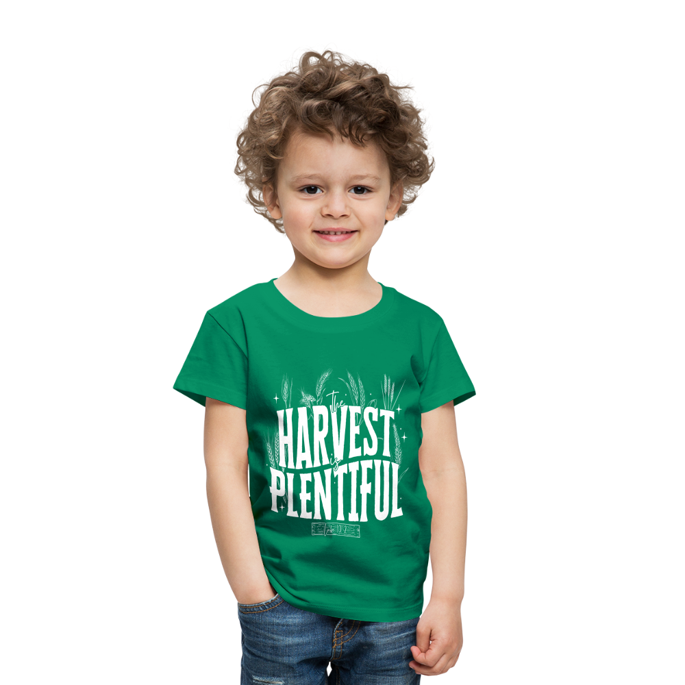 The Harvest is Plentiful (W) Toddler T-Shirt - kelly green