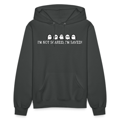 I'm Not Scared I'm Saved (W) Women's Hoodie - asphalt