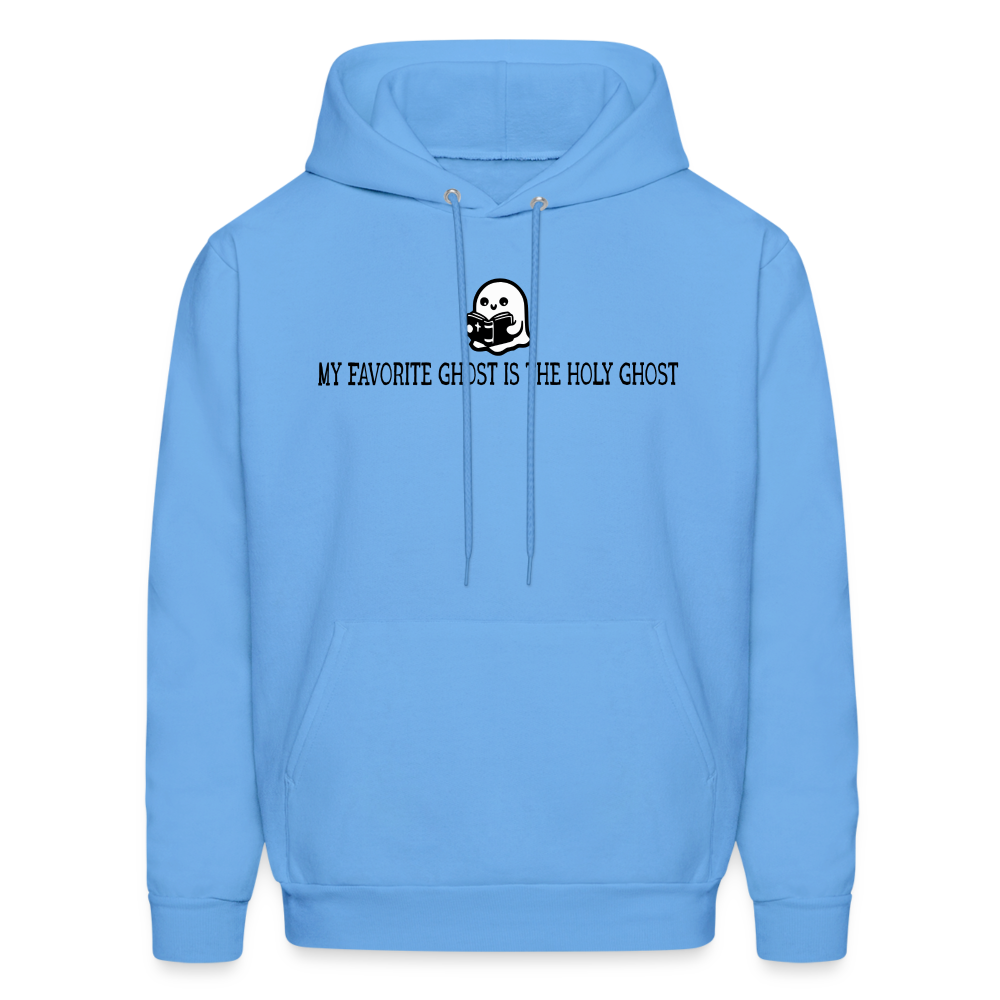 My Favorite Ghost is the Holy Ghost (Bible) Men's Hoodie - carolina blue