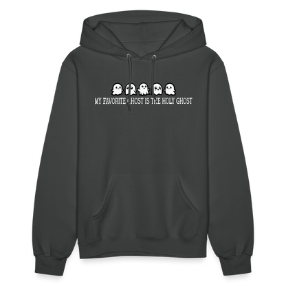 My Favorite Ghost is the Holy Ghost (W) Women's Hoodie - asphalt